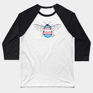 Trans Pride Bee Baseball T-Shirt